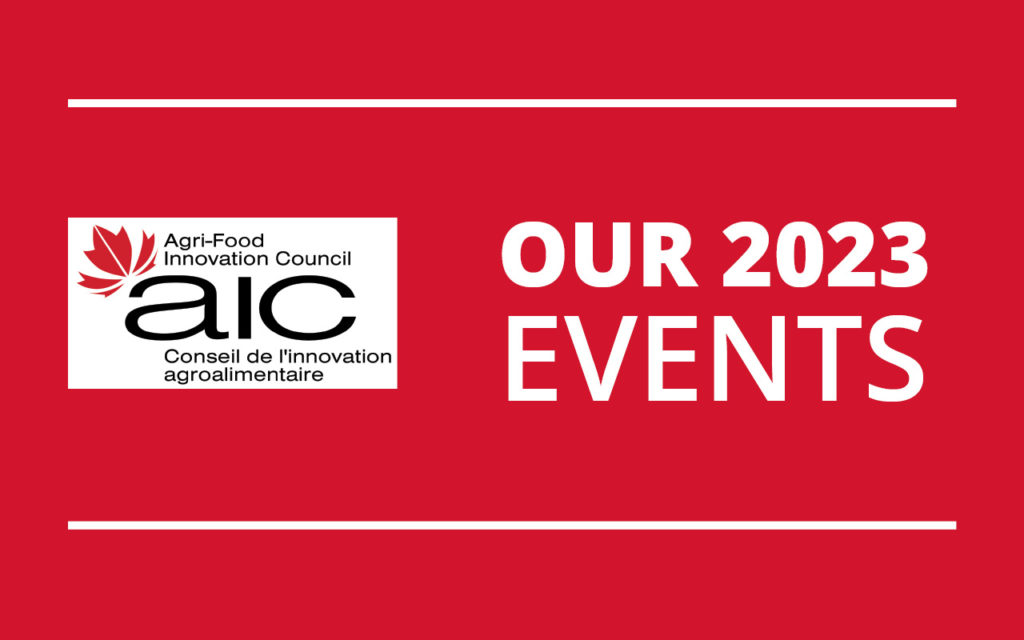 AIC Annual Conference and Virtual Events AgriFood Innovation Council