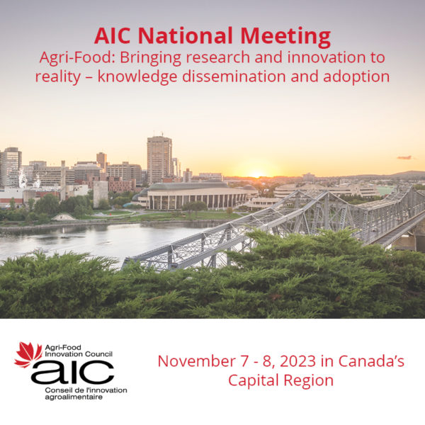 AIC National Meeting 2023 AgriFood Innovation Council